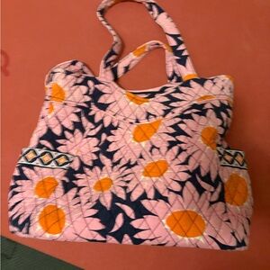 Vera Bradley Pink and Orange Floral Tote